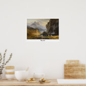 Affiche d'art Albert Bierstadt Zedign #108 (Cuisine)