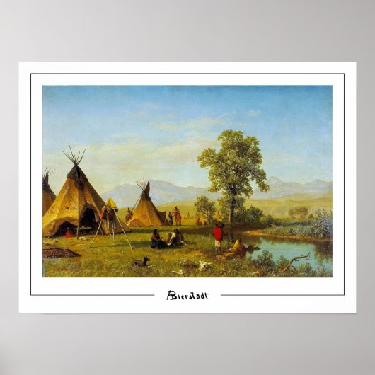 Affiche d'art Albert Bierstadt Zedign #118 (Devant)