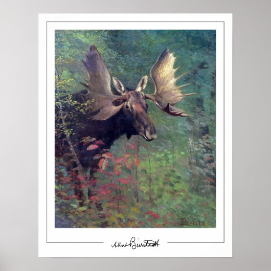 Affiche d'art Albert Bierstadt Zedign #225 (Devant)