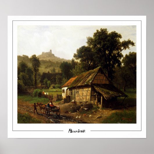 Affiche d'art Albert Bierstadt Zedign #299 (Devant)