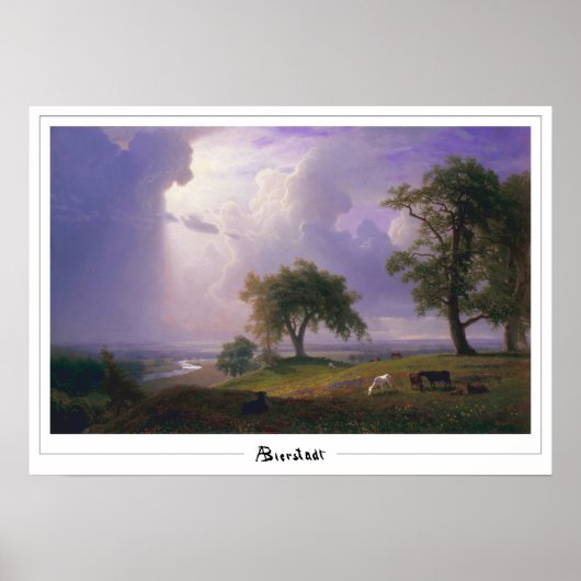 Affiche d'art Albert Bierstadt Zedign #99 (Devant)