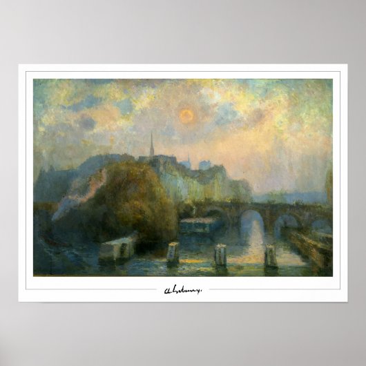 Affiche d'art Albert Lebourg Zedign #184 (Devant)