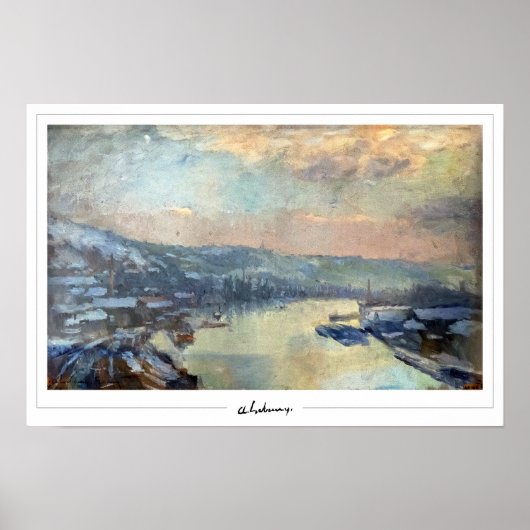 Affiche d'art Albert Lebourg Zedign #189 (Devant)