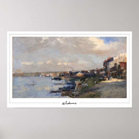 Affiche d'art Albert Lebourg Zedign #195 (Devant)