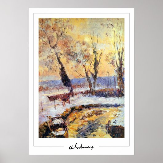Affiche d'art Albert Lebourg Zedign #3 (Devant)