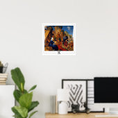 Affiche d'art Albrecht Dürer Zedign #3 (Bureau à domicile)
