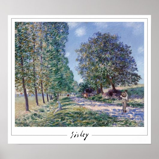 Affiche d'art Alfred Sisley Zedign #152 (Devant)