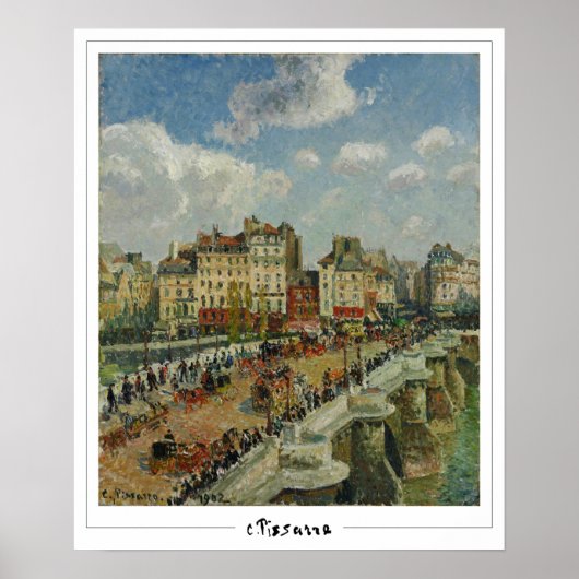 Affiche d'art Camille Pissarro Zedign #16 (Devant)