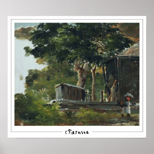 Affiche d'art Camille Pissarro Zedign #204 (Devant)