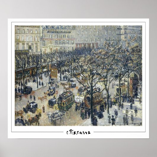 Affiche d'art Camille Pissarro Zedign #256 (Devant)
