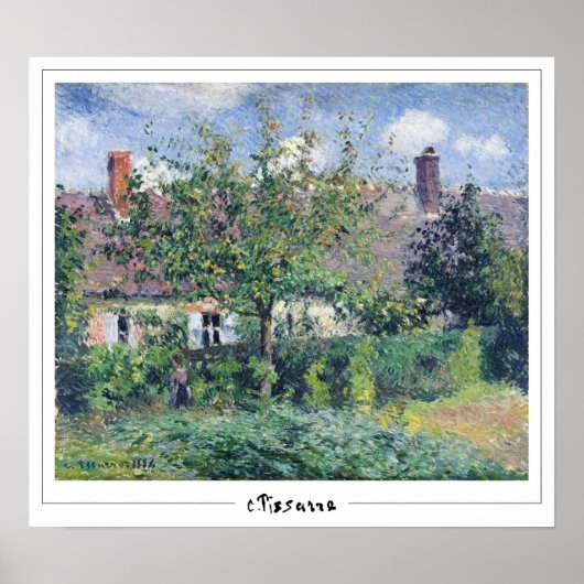 Affiche d'art Camille Pissarro Zedign #385-2 (Devant)