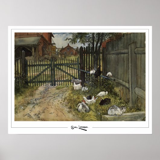 Affiche d'art Carl Larsson Zedign #261 (Devant)