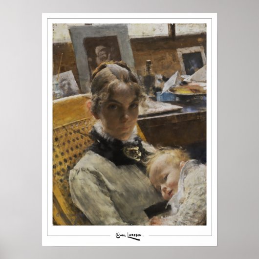 Affiche d'art Carl Larsson Zedign #265 (Devant)
