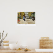 Affiche d'art Carl Larsson Zedign #373 (Cuisine)