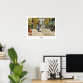 Affiche d'art Carl Larsson Zedign #373 (Bureau à domicile)