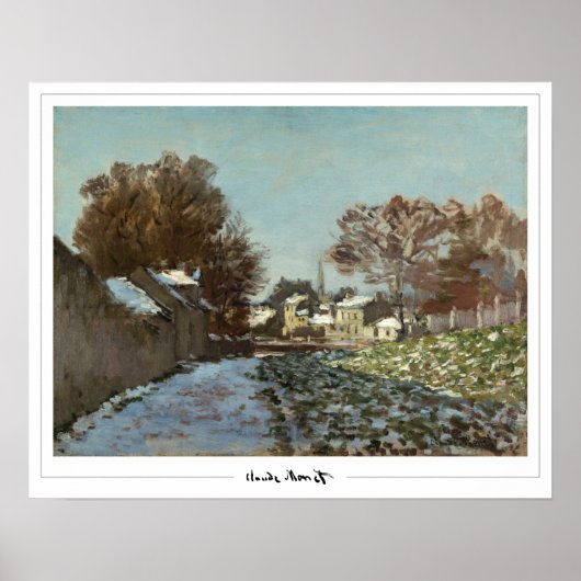 Affiche d'art Claude Monet Zedign #120 (Devant)