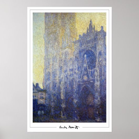 Affiche d'art Claude Monet Zedign #170-2 (Devant)