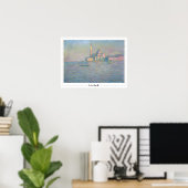Affiche d'art Claude Monet Zedign #19 (Bureau à domicile)