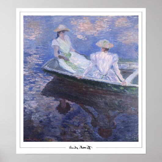 Affiche d'art Claude Monet Zedign #2 (Devant)