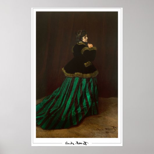 Affiche d'art Claude Monet Zedign #213 (Devant)