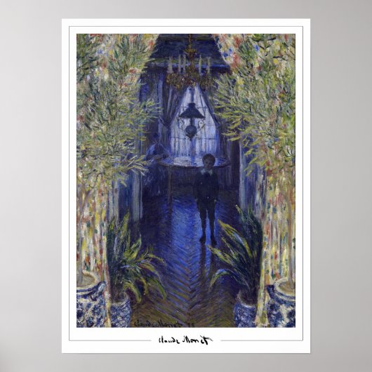 Affiche d'art Claude Monet Zedign #28-2 (Devant)