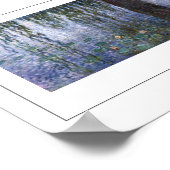 Affiche d'art Claude Monet Zedign #307 (Coin)