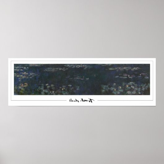 Affiche d'art Claude Monet Zedign #368 (Devant)
