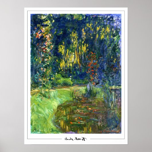 Affiche d'art Claude Monet Zedign #398 (Devant)