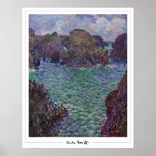 Affiche d'art Claude Monet Zedign #41 (Devant)
