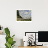 Affiche d'art Claude Monet Zedign #48 (Bureau à domicile)