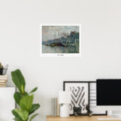Affiche d'art Claude Monet Zedign #50 (Bureau à domicile)