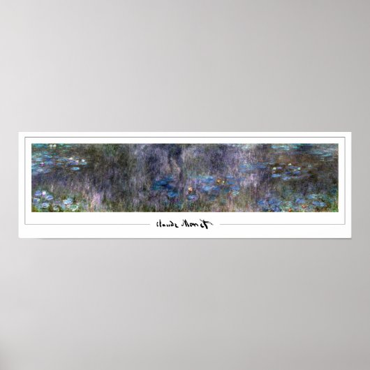 Affiche d'art Claude Monet Zedign #503 (Devant)