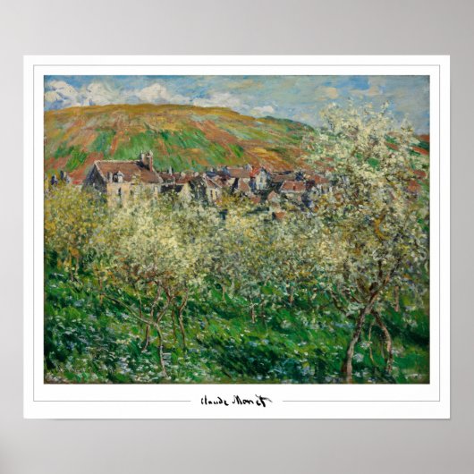 Affiche d'art Claude Monet Zedign #52 (Devant)