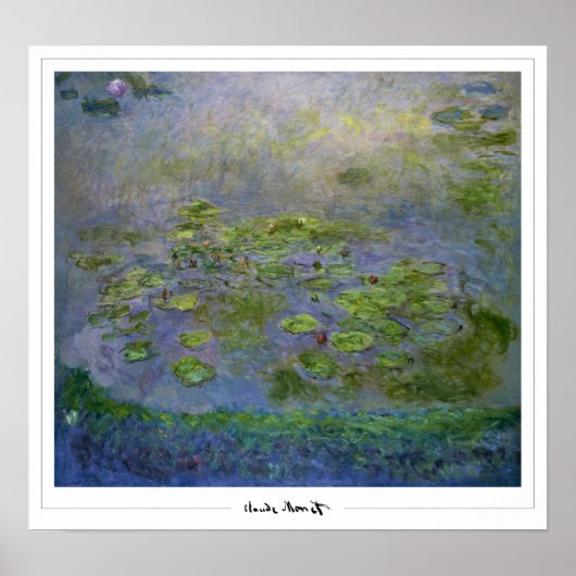 Affiche d'art Claude Monet Zedign #53 (Devant)