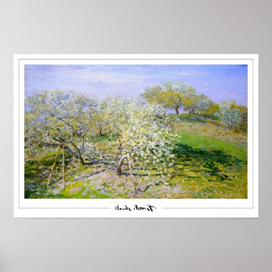 Affiche d'art Claude Monet Zedign #674 (Devant)