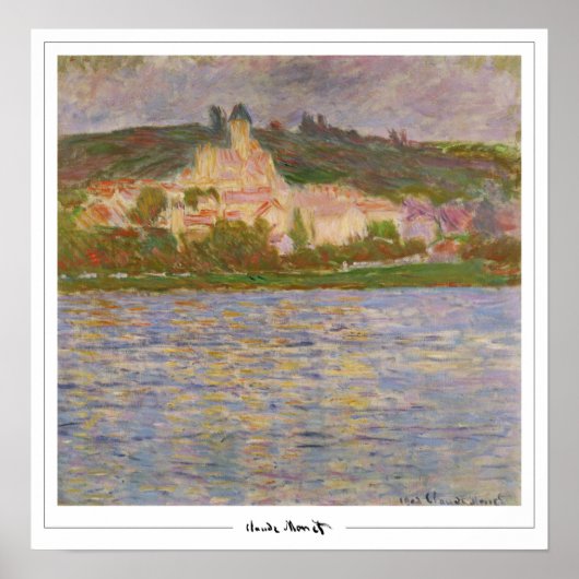 Affiche d'art Claude Monet Zedign #6-2 (Devant)