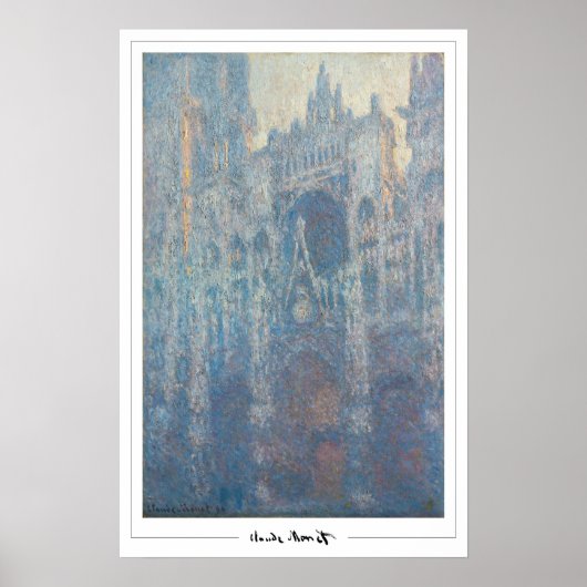 Affiche d'art Claude Monet Zedign #75 (Devant)