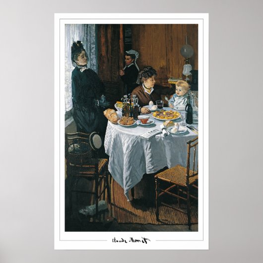 Affiche d'art Claude Monet Zedign #9-2 (Devant)