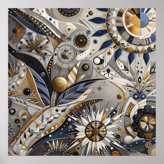 Affiche d'art contemporain (Devant)