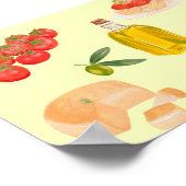 Affiche d'art culinaire italien (Coin)