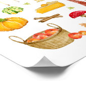 Affiche d'art d'automne - décoration murale (Coin)