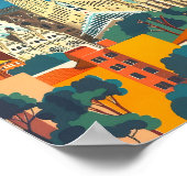 Affiche d'art de Barcelone Espagne, Impression d'a (Coin)