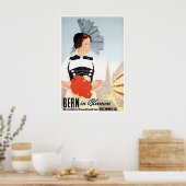 Affiche d'art de Berne Suisse Impression de voyage (Cuisine)