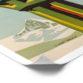 Affiche d'art de Berne Suisse Impression de voyage (Coin)