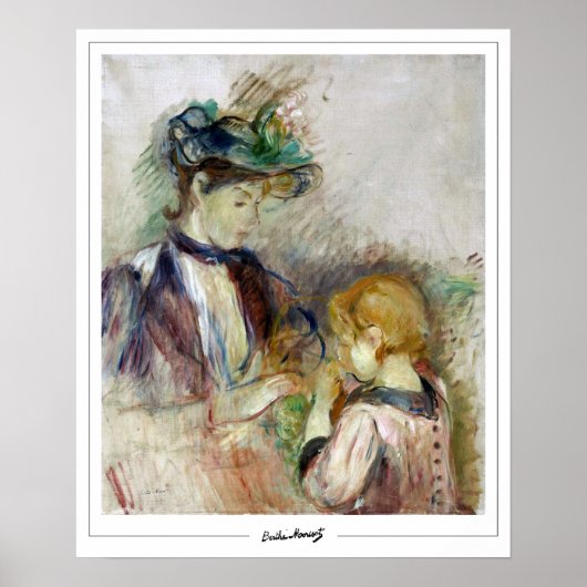 Affiche d'art de Berthe Morisot Zedign #254 (Devant)