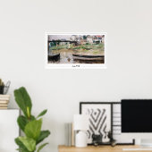 Affiche d'art de Berthe Morisot Zedign #321 (Bureau à domicile)