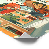 Affiche d'art de Bialystok Pologne, Impression d'a (Coin)