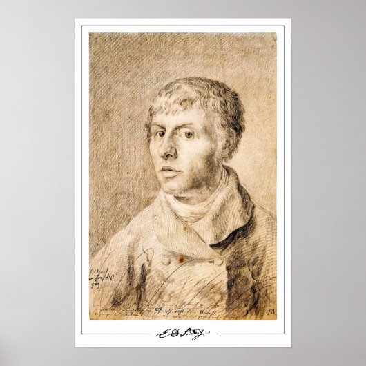 Affiche d'art de Caspar David Friedrich Zedign #11 (Devant)