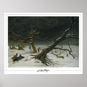 Affiche d'art de Caspar David Friedrich Zedign #12