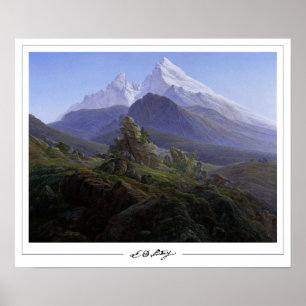Affiche d'art de Caspar David Friedrich Zedign #14